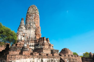 Ayutthaya, Tayland - WAT PHRA RAM Ayutthaya, Tayland. Dünya Mirası Bölgesi - Ayutthaya Tarihi Kenti.