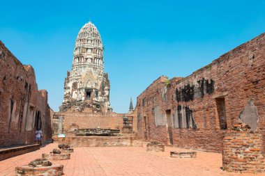 Ayutthaya, Tayland - WAT RATCHABURANA, Ayutthaya, Tayland. Dünya Mirası Bölgesi - Ayutthaya Tarihi Kenti.