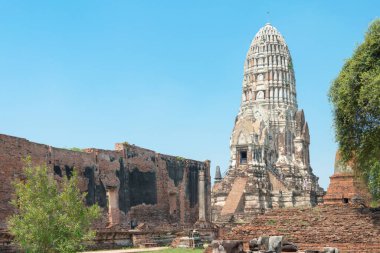 Ayutthaya, Tayland - WAT RATCHABURANA, Ayutthaya, Tayland. Dünya Mirası Bölgesi - Ayutthaya Tarihi Kenti.