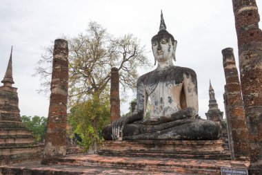 Sukhothai, Tayland - Sukhothai Tarih Parkı, Tayland. Sukhothai ve Associated Historic Towns Dünya Mirası Bölgesi 'nin bir parçasıdır..