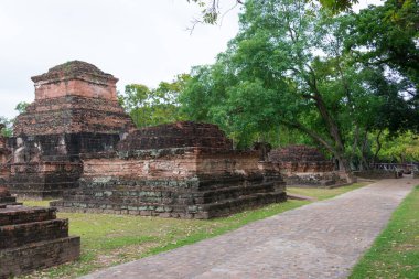 Sukhothai, Tayland - Sukhothai Tarih Parkı, Tayland. Sukhothai ve Associated Historic Towns Dünya Mirası Bölgesi 'nin bir parçasıdır..