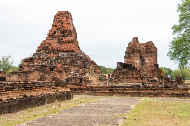 Sukhothai, Tayland - Sukhothai Tarih Parkı 'nda Wat Phra Phai Luang, Tayland. Sukhothai ve Associated Historic Towns 'un bir parçasıdır..