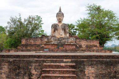 Sukhothai, Tayland - Wat Mae Chon Sukhothai Tarih Parkı, Sukhothai, Tayland. Sukhothai ve Associated Historic Towns 'un Dünya Mirası Tarihi Kasabası' nın bir parçasıdır..