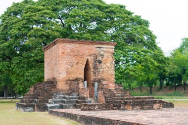 Sukhothai, Tayland - Wat Mae Chon Sukhothai Tarih Parkı, Sukhothai, Tayland. Sukhothai ve Associated Historic Towns 'un Dünya Mirası Tarihi Kasabası' nın bir parçasıdır..