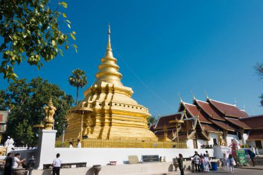 Chiang Mai, Tayland - Wat Phra that Si Chom Thong Worawihan, Chom Thong District, Chiang Mai, Tayland. Manastır aslında 15. yüzyılda inşa edildi..