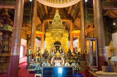 Chiang Mai, Tayland - Wat Phra that Si Chom Thong Worawihan, Chom Thong District, Chiang Mai, Tayland. Manastır aslında 15. yüzyılda inşa edildi..