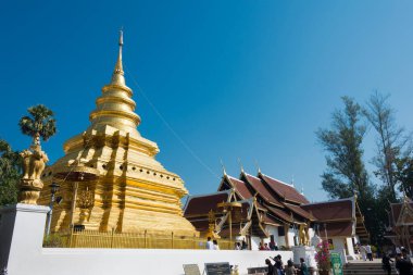 Chiang Mai, Tayland - Wat Phra that Si Chom Thong Worawihan, Chom Thong District, Chiang Mai, Tayland. Manastır aslında 15. yüzyılda inşa edildi..