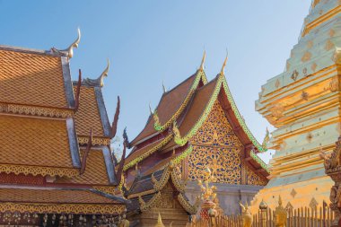 Chiang Mai, Tayland - Wat Phrathat Doi Suthep, Chiang Mai, Tayland. Tapınak ilk olarak 1383 yılında inşa edildi..
