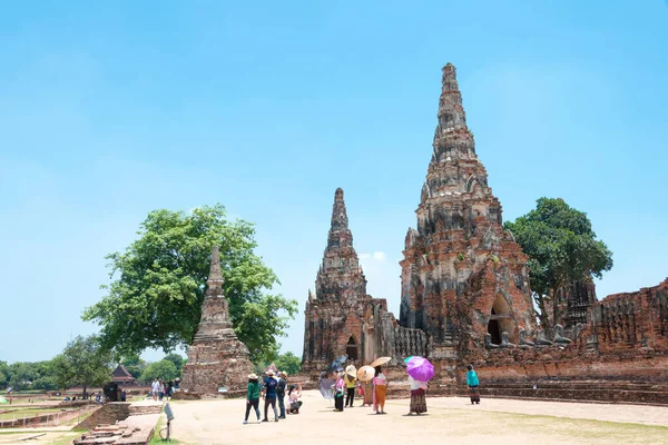 Ayutthaya, Tayland - WAT CHAIWATTHANARAM, Ayutthaya, Tayland. Dünya Mirası Bölgesi - Ayutthaya Tarihi Kenti.