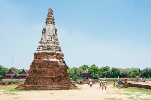 Ayutthaya Thailand Wat Chaiwatthanaram Ayutthaya Thailand 它是世界文化遗产的一部分 Ayutthaya历史城 — 图库照片