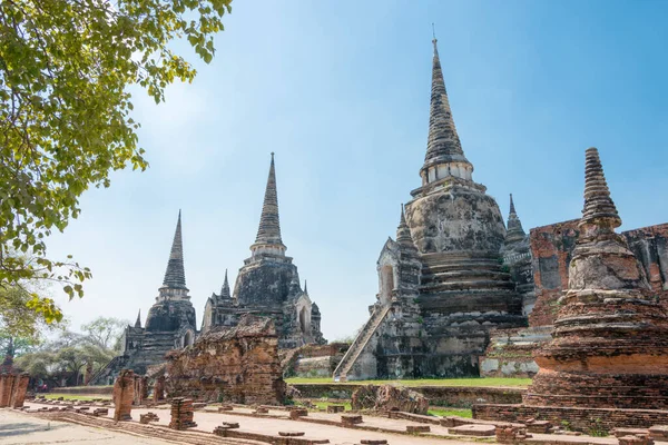Ayutthaya, Tayland - WAT PHRASISANPETH, Ayutthaya, Tayland. Dünya Mirası Bölgesi - Ayutthaya Tarihi Kenti.