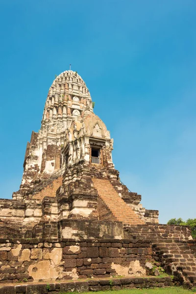 Ayutthaya Thailand Wat Ratchaburana Ayutthaya Thailand Det Del Världsarvet Historiska — Stockfoto