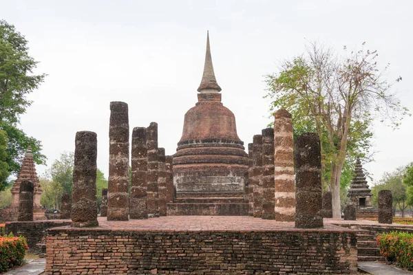 Sukhothai Thailand Wat Chana Songkhram Monastery Sukhothai Historical Park Sukhothai — 图库照片