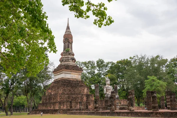 Sukhothai Thailand Sukhothai Historical Park Sukhothai Thailand 它是世界遗产 苏霍泰历史城和相关历史城镇的一部分 — 图库照片