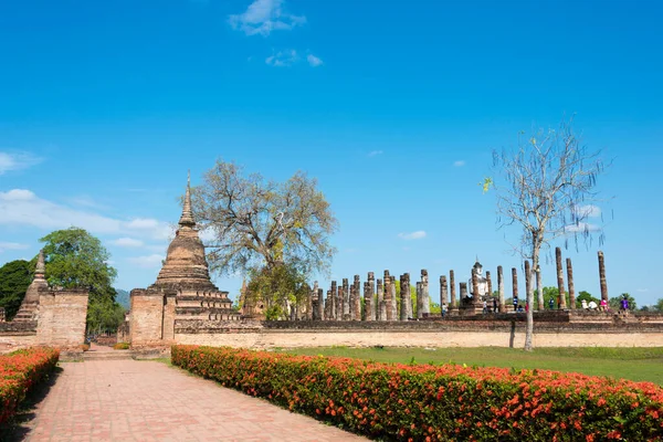 Sukhothai Thailand Wat Mahathat Sukhothai Historical Park Sukhothai Thailand 它是世界遗产 — 图库照片