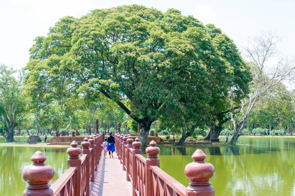 Sukhothai, Tayland - Sukhothai Tarih Parkı, Tayland. Sukhothai ve Associated Historic Towns Dünya Mirası Bölgesi 'nin bir parçasıdır..