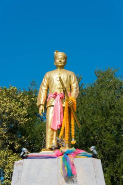 Mae Hong Son, Tayland - Mae Hong Son, Tayland 'da Praya Singhanaj Raja Heykeli (Mae Hong Oğlu' nun ilk valisi).