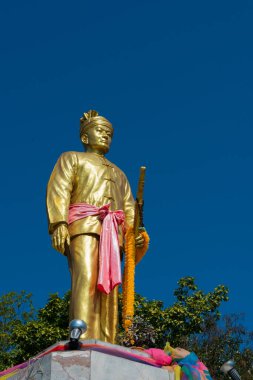 Mae Hong Son, Tayland - Mae Hong Son, Tayland 'da Praya Singhanaj Raja Heykeli (Mae Hong Oğlu' nun ilk valisi).