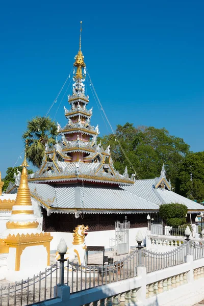 Mae Hong Son Tailândia Wat Chong Klang Wat Chong Kham — Fotografia de Stock