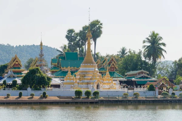 Mae Hong Son Tailândia Wat Chong Klang Wat Chong Kham — Fotografia de Stock