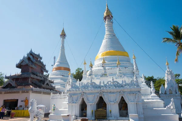 Mae Hong Son Tailândia Wat Phrathat Doi Kongmu Mae Hong — Fotografia de Stock