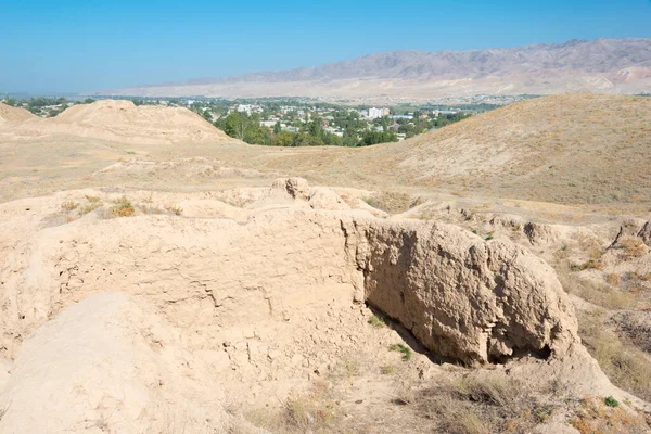 Panjakent Tajiquistão Sítio Arqueológico Antigo Panjakent Local Histórico Famoso Panjakent — Fotografia de Stock