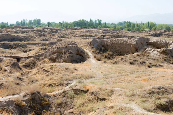 Panjakent Tayikistán Sitio Arqueológico Del Antiguo Panjakent Sitio Histórico Famoso — Foto de Stock