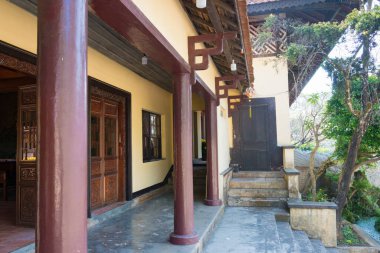 Dalat, Vietnam - Linh Son Pagoda (Chua Linh Son). Dalat, Vietnam 'da ünlü bir tarihi mekan..