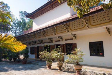 Dalat, Vietnam - Linh Son Pagoda (Chua Linh Son). Dalat, Vietnam 'da ünlü bir tarihi mekan..