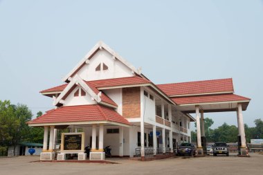 Phongsaly, Laos - PANG HOK Göçmenlik Laos ve Vietnam arasındaki büyük bir sınır kapısıdır..