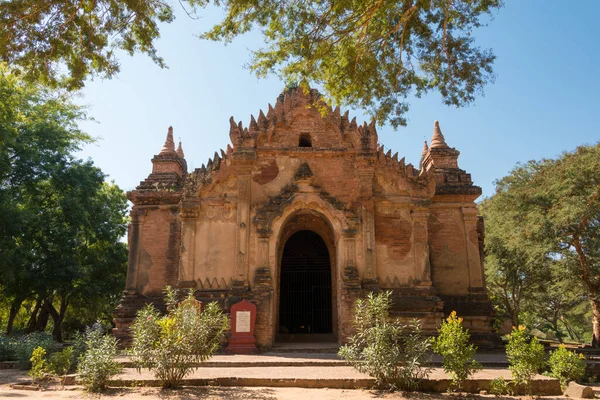 Bagan, Myanmar - Bagan Arkeolojik Alanı ve Anıtları. Mandalay Bölgesi, Myanmar 'daki ünlü Budist harabeleri. Dünya Mirası Sitesi 'nin bir parçası..