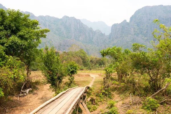 Vang Vieng Laos Nature Image Vang Vieng 라오스 비엔티안 비엥의 — 스톡 사진