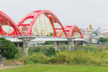 Yunlin, Tayvan - Beigang Turizm Köprüsü Beigang, Yunlin, Tayvan.