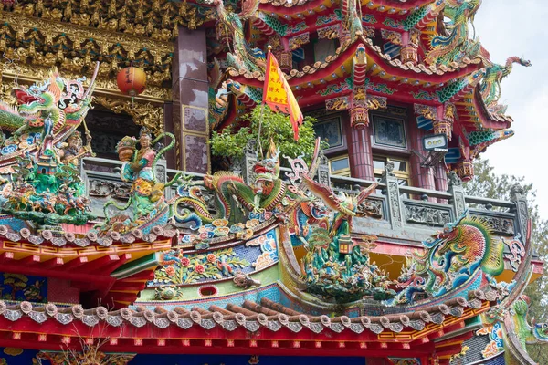 Chiayi County Taiwan Roof Alishan Shouzhen Temple Alishan National Scenic — Stock Photo, Image