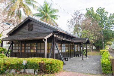 Chiayi, Tayvan - Chiayi Ormanı Garaj Parkı, Tayvan. Alishan Orman Demiryolu 86 km 'lik dar bir demiryolu ağına sahiptir..