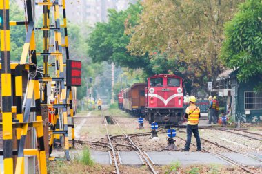 Chiayi, Tayvan - Chiayi, Tayvan 'daki Beimen Tren İstasyonu yakınlarındaki Alishan Ormanı.