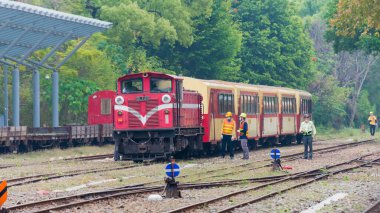 Chiayi, Tayvan - Chiayi, Tayvan 'daki Beimen Tren İstasyonu yakınlarındaki Alishan Ormanı.