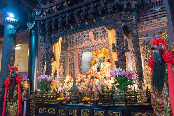 Chiayi Taiwán Chiayi City God Temple Chiayi Taiwán Templo Fue — Foto de Stock