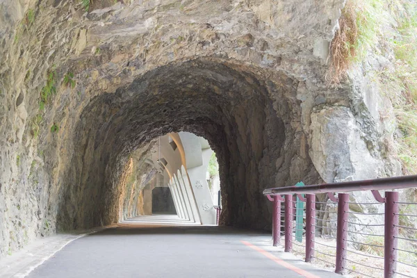 Hualien Tajwan Jiuqudong Tunel Dziewięciu Zakrętów Parku Narodowym Taroko Słynna — Zdjęcie stockowe