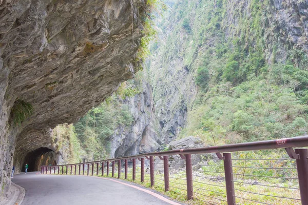 Hualien Taiwan Jiuqudong Túnel Nove Turnos Parque Nacional Taroko Ponto — Fotografia de Stock
