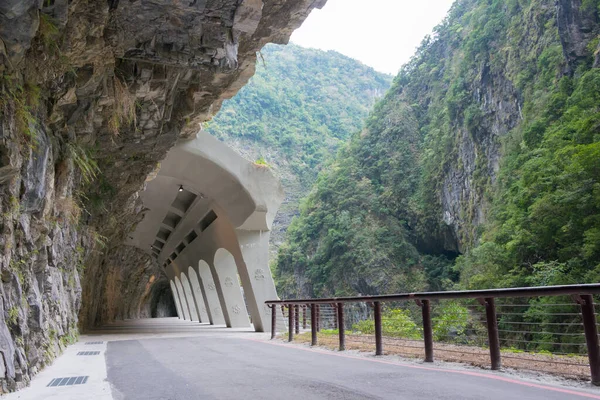 Hualien Taiwan Jiuqudong Túnel Nove Turnos Parque Nacional Taroko Ponto — Fotografia de Stock