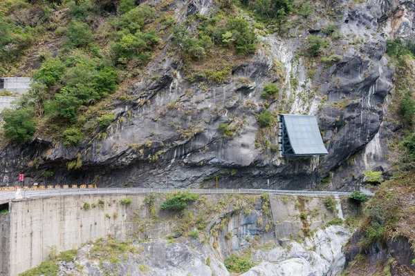 Hualien Taiwan Rodovia Provincial Rodovia Central Cross Island Perto Ponte — Fotografia de Stock