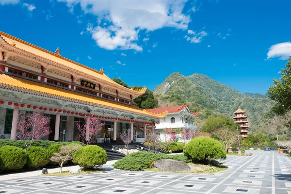 Hualien Taiwan Feb 2020 Xiangde Tempel Tianxiang Recreatiegebied Taroko National — Stockfoto