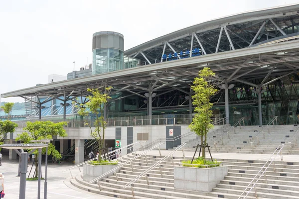 台湾基隆 2019年5月14日 基隆火车站 车站于1891年启用 2015年重建 — 图库照片