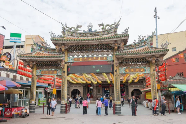 Чанхуа Тайвань Храм Луганг Мазу Луканге Чанхуа Тайвань Храм Построен — стоковое фото
