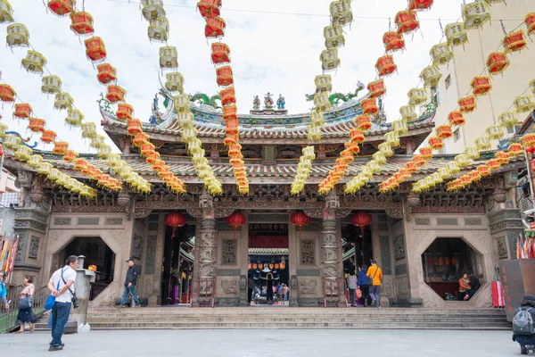 Changhua Tajwan Świątynia Luganga Mazu Lukang Changhua Tajwan Świątynia Została — Zdjęcie stockowe