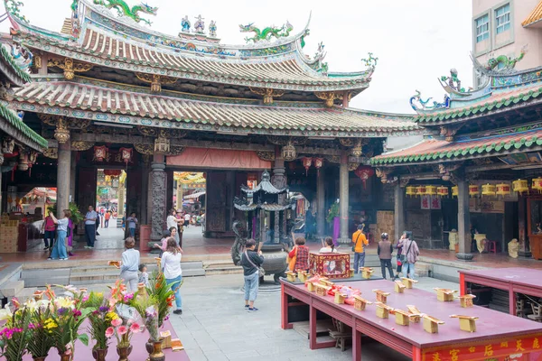 Changhua Tajwan Świątynia Luganga Mazu Lukang Changhua Tajwan Świątynia Została — Zdjęcie stockowe