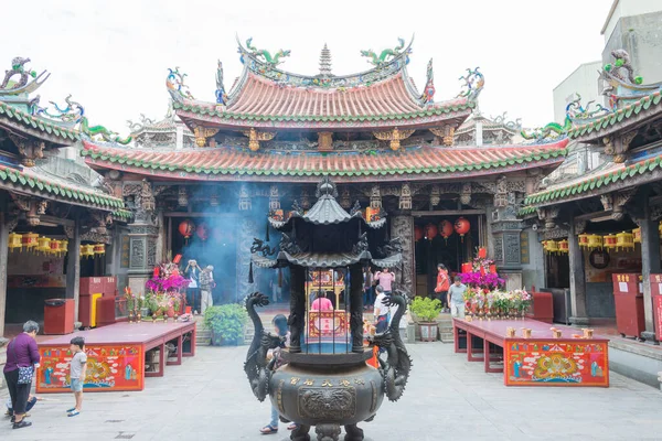 Changhua Taiwán Templo Lugang Mazu Lukang Changhua Taiwán Templo Fue — Foto de Stock