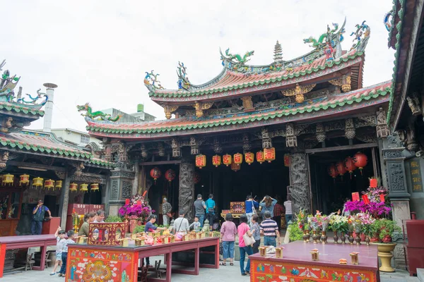 Changhua Taiwan Chrám Lugang Mazu Lukangu Changhua Tchaj Wan Chrám — Stock fotografie