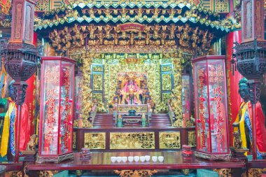 Changhua, Tayvan - Changhua City, Tayvan Changyi Chenghuang Tapınağı. Tapınak ilk olarak 1733 'te inşa edildi..